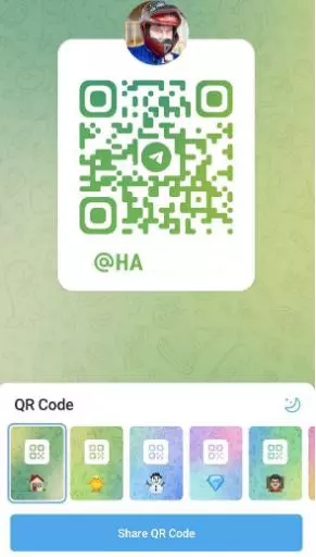 QR-код в Telegram