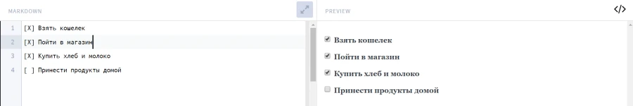 Синтаксис разметки Markdown