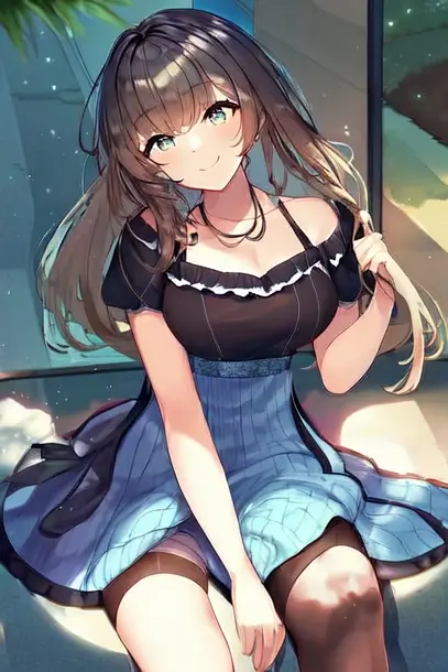 Дизайнер в стиле аниме Waifu Diffusion