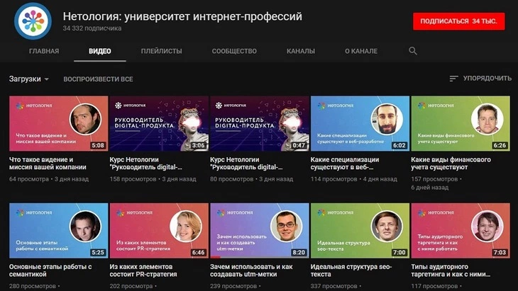 Разнообразие роликов на канале, частые публикации Разнообразие роликов на канале, частые публикации
