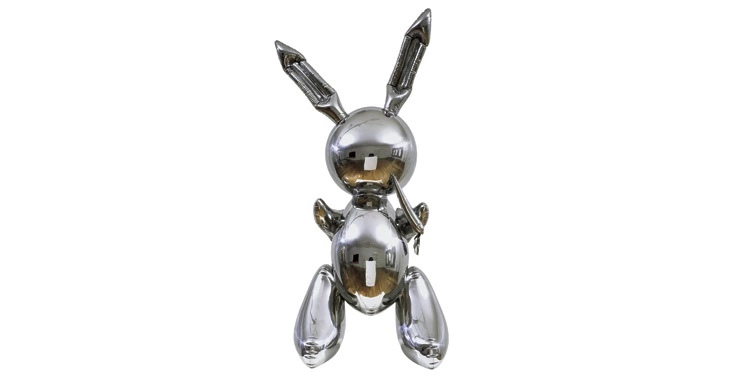 «Кролик» («Rabbit») Джеффа Кунса был приобретен в 2019 году за 91 млн долларов. Источник фото Джефф Кунс – «Кролик» («Rabbit»)