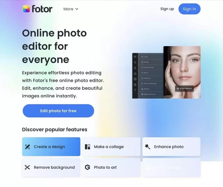 Сервис Fotor, раздел Create Design Сервис Fotor, раздел Create Design