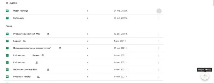 Шаблонов здесь десятки: расписания, диаграммы Ганта, таблицы для ведения бюджета и другое Главная Google Sheets