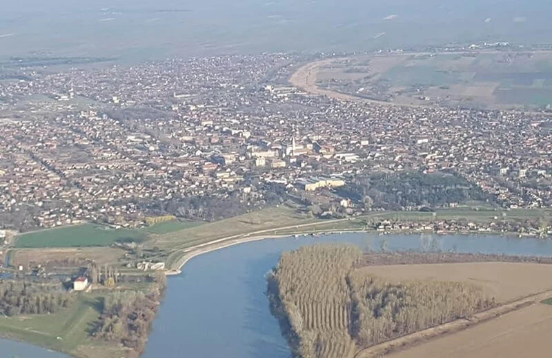 Вид на город с высоты птичьего полета Вид на город с высоты птичьего полета