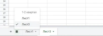 Как посмотреть скрытый лист в Google-таблицах Листы в Google Sheets