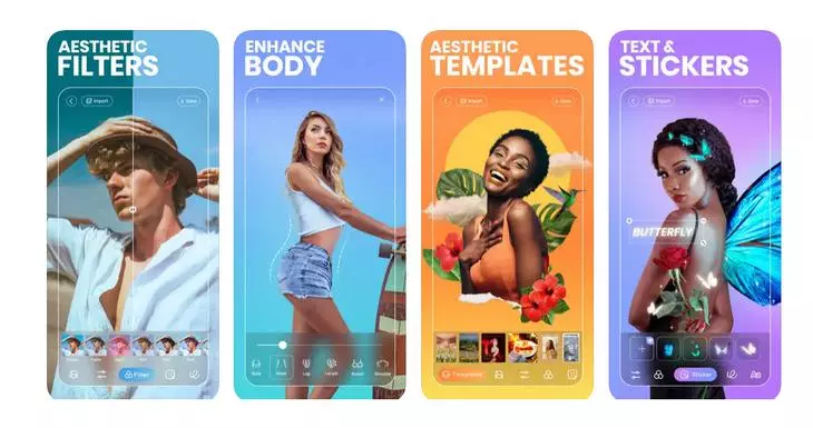 В BeautyPlus можно получить идеальное селфи с помощью инструмента Auto-Beautification Редактор BeautyPlus
